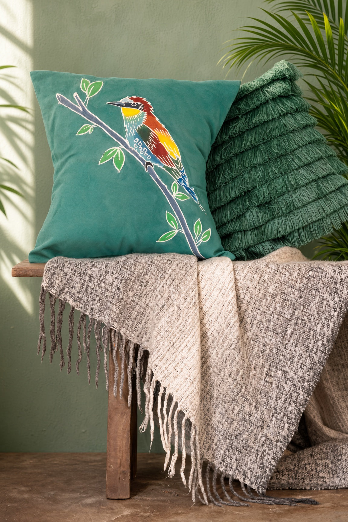 Papiko European Bee-Eater Cushion Cover