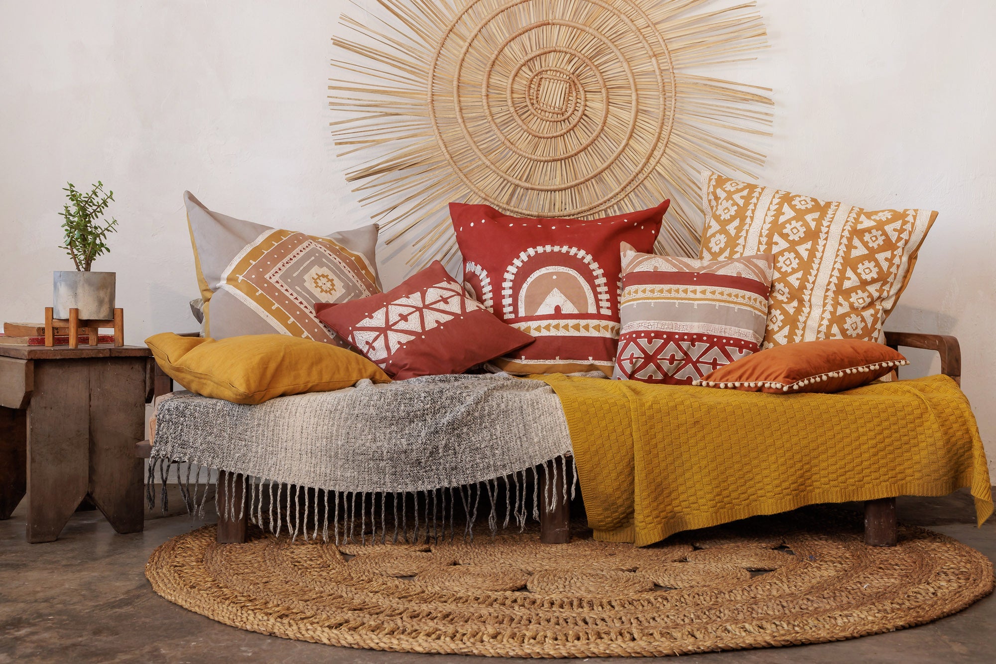 Atlas Moroccan Crackle Cushion Cover