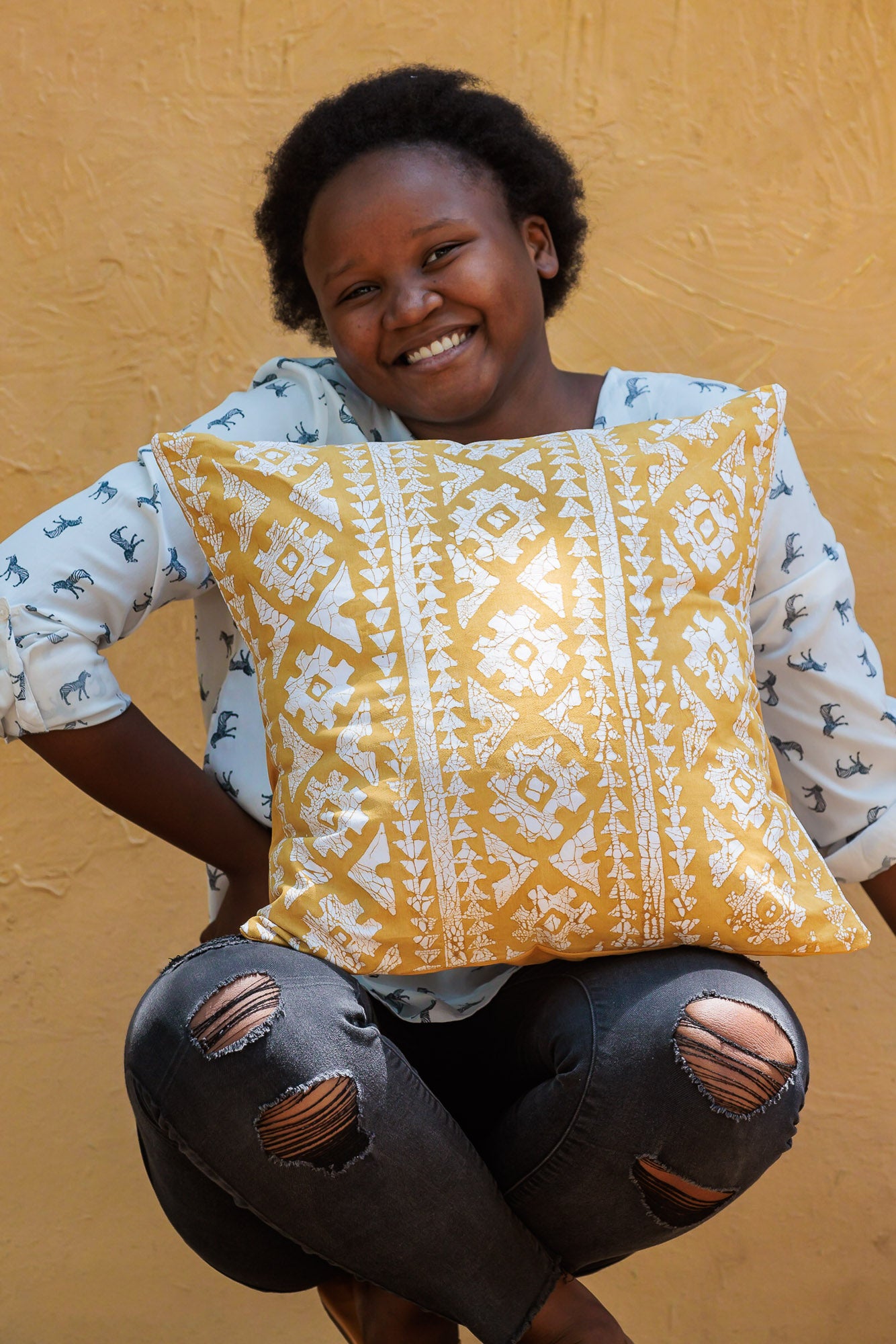 Atlas Moroccan Crackle Cushion Cover