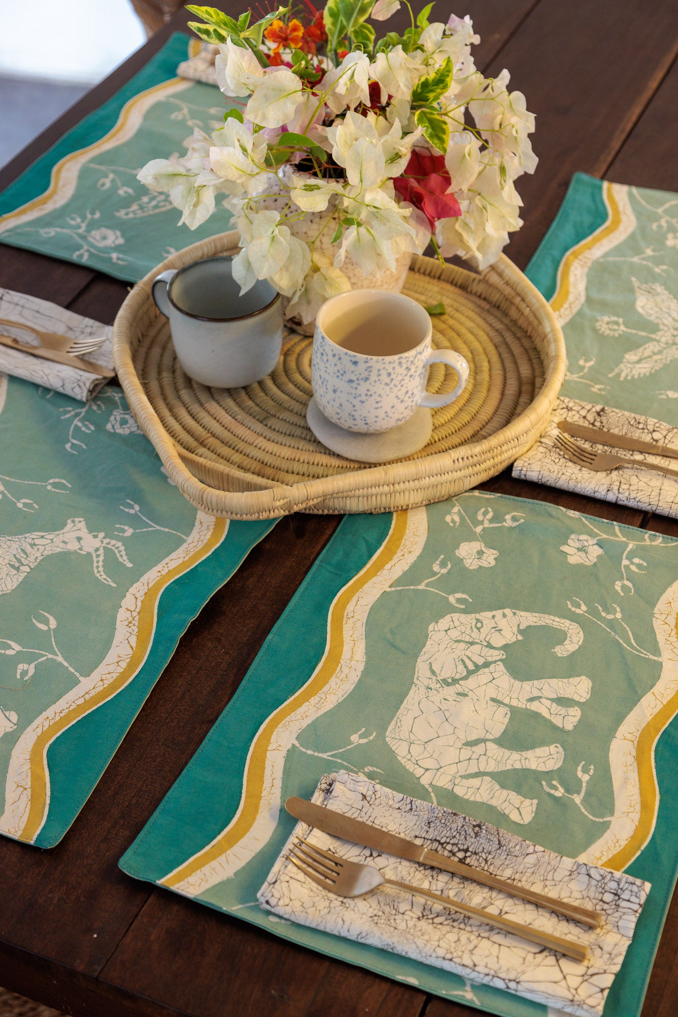 Zobisika Wild Animals Table Mats