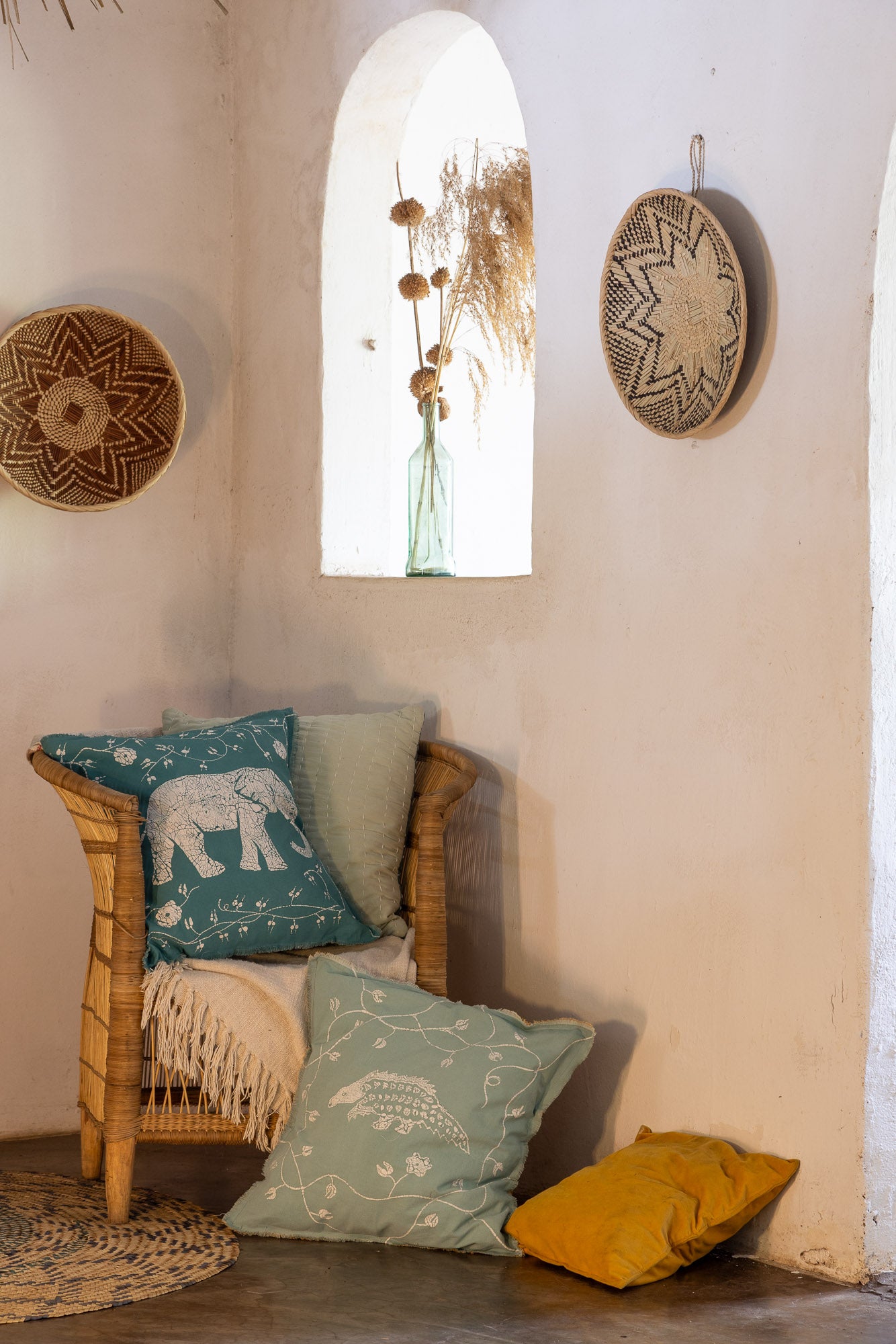 Zobisika Elephant Cushion Cover