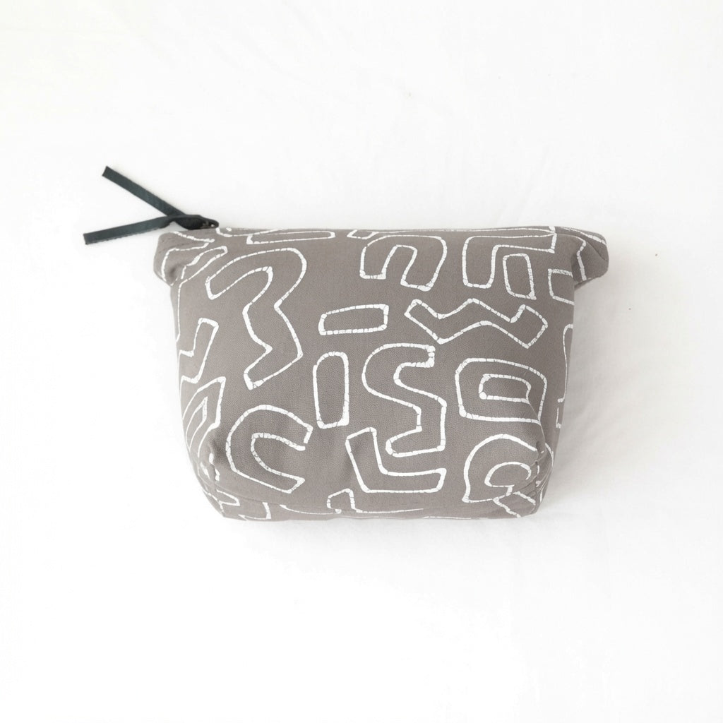 Kuba Original Light Taupe Outline Wash Bag