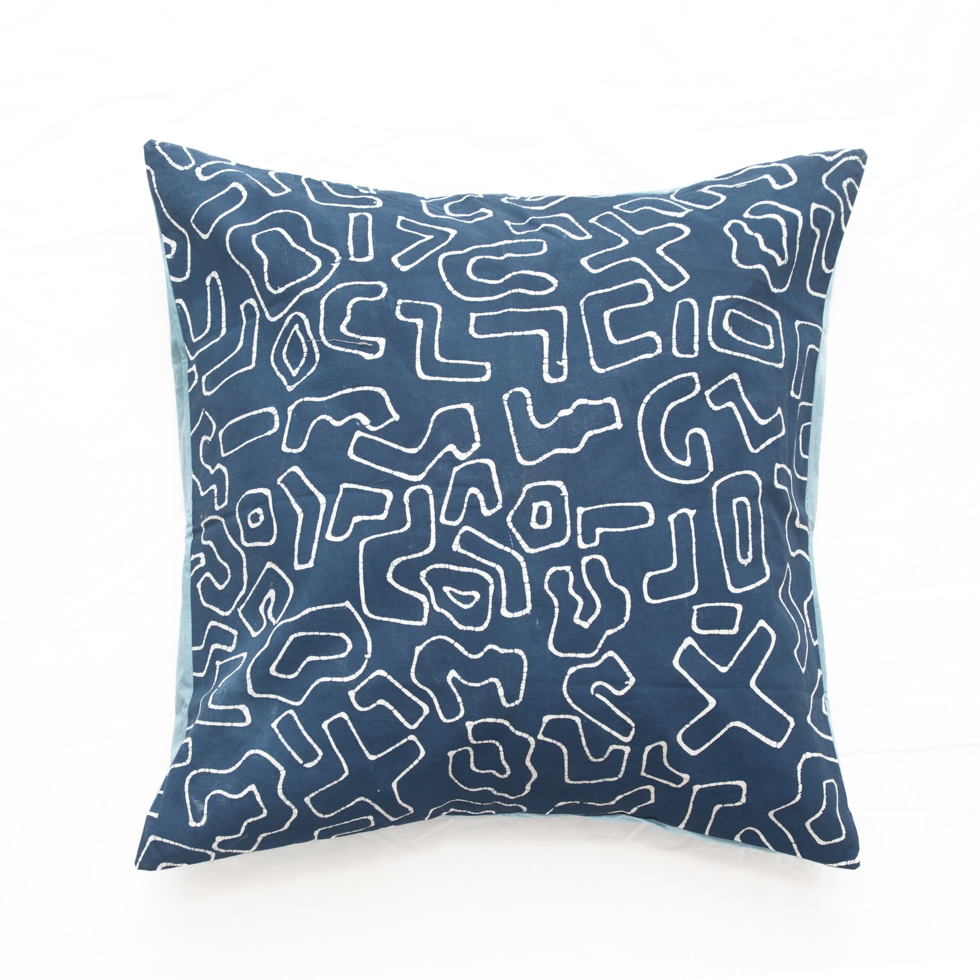 African made indigo cushion cover, guaranteed to bring a joy to your smile and chic touch to your space.