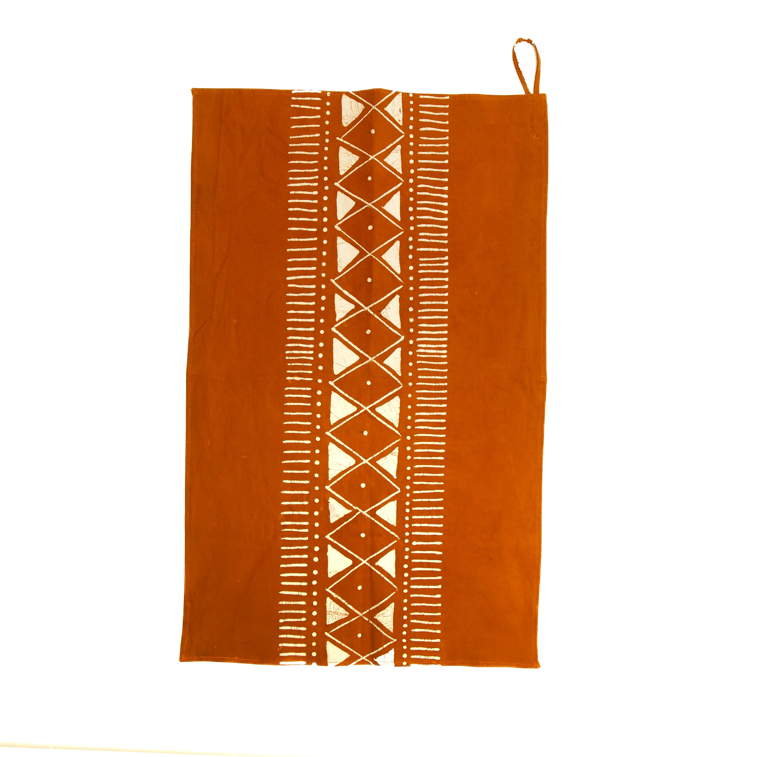Matika Rust Linear Kitchen Towel