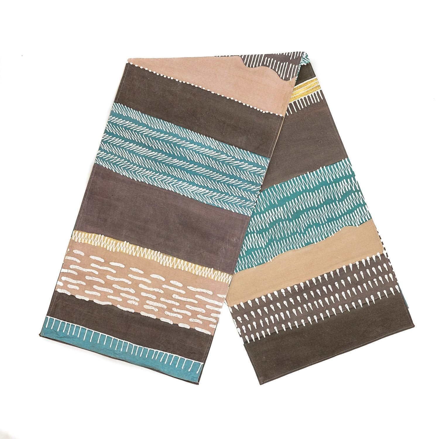 Boho Multiprint Table Runner - Bring a touch of Safari elegance into your home with our bohemian chic table runners.